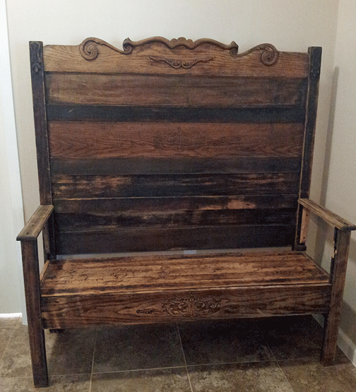 mud room bench